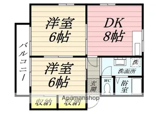 ソファレ南【2階】の間取り