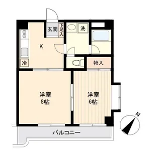 シエナ仙台Ⅰ【0201号室】の間取り