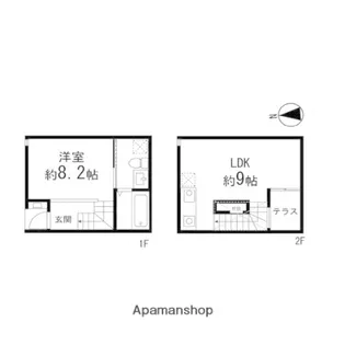 COMOREBI(コモレビ)【A号室】の間取り