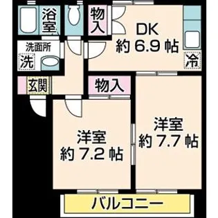 ガーデンタウン【2階】の間取り