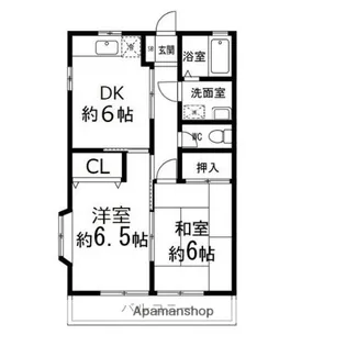 コーポ後藤C【201号室】の間取り