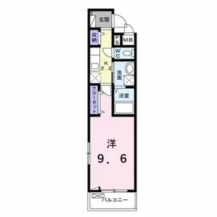 ドミール南仙台Ⅱ【3階】の間取り