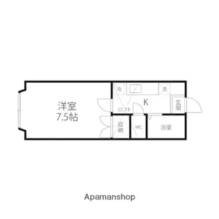 シェルテッツァM【102号室】の間取り