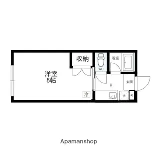 グリーンガーデンハイツ【409号室】の間取り