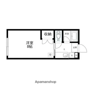 グリーンガーデンハイツ【207号室】の間取り