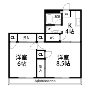 メゾン高砂NO4【305号室】の間取り