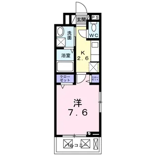 カルムコトー【2階】の間取り