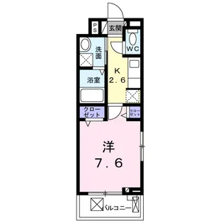 アリエッタ福室M【3階】の間取り