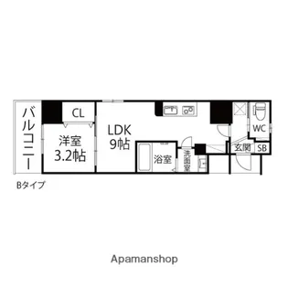 ルアーナ・エール・レジデンス卸町【0710号室】の間取り