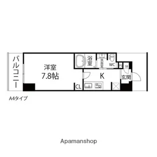 ルアーナ・エール・レジデンス卸町【1107号室】の間取り