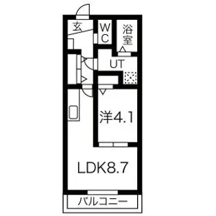 DANARS COURT向山(ダナーズコート)【2階】の間取り