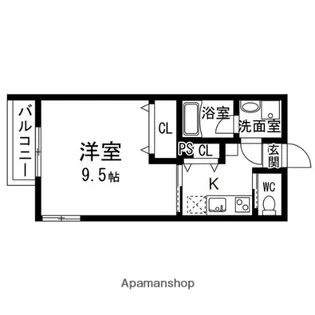 ARRIVARE仙台東Ⅱ【103号室】の間取り