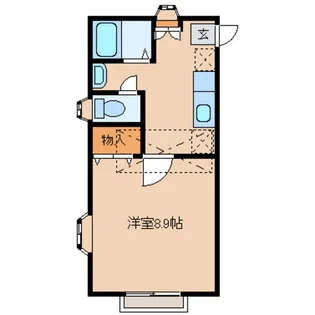 クレセール蒲町弐番館【2階】の間取り