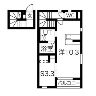 ポート・アラモード【2階】の間取り