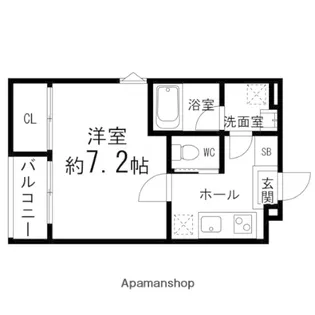 GENTLY長町【301号室】の間取り