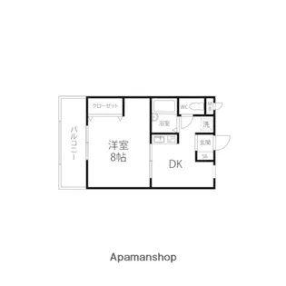 ビバ・サンテ【30C号室】の間取り