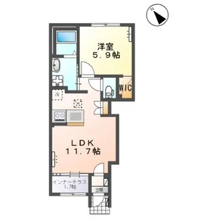 フォレストサイド【1階】の間取り