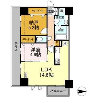 グレイスコート・アイエス【1階】の間取り