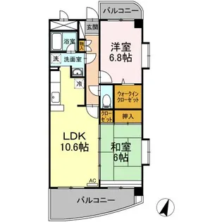 グランウィング【3階】の間取り