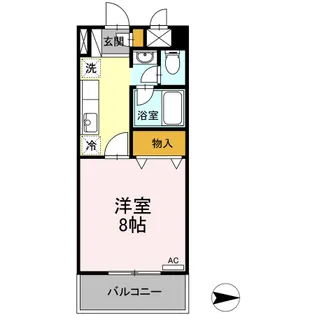 ラ・ステートハウス【2階】の間取り