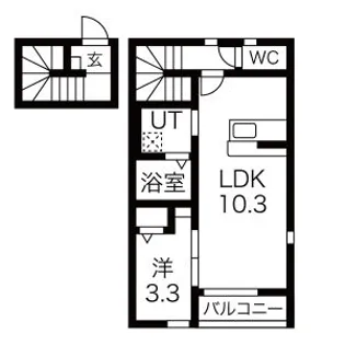 FORET LUMIERE(フォレルミエール)【2階】の間取り