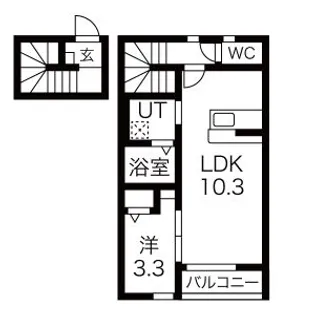 FORET LUMIERE(フォレルミエール)【2階】の間取り