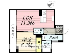宮城県名取市美田園3丁目【マンション】の間取り
