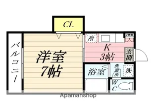 ジョイフル荒町【3階】の間取り