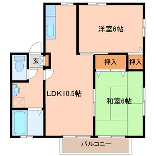 ドリームハウスC【1階】の間取り