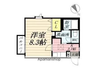 イーストセンダイ【2階】の間取り