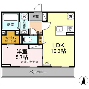 グラン ショコラ【2階】の間取り