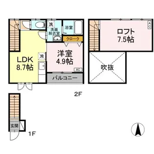 ALWAYS SUN【2階】の間取り