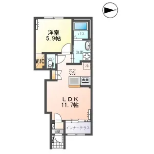 LE LIEN(ル リアン)【1階】の間取り