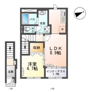 結(ゆい)【2階】の間取り