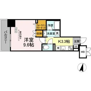 BULL HOUSE【4階】の間取り