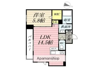 コンフォール木町【1階】の間取り
