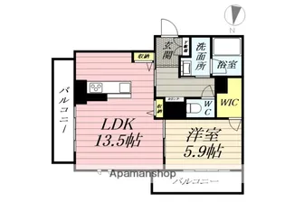 コンフォール木町【4階】の間取り