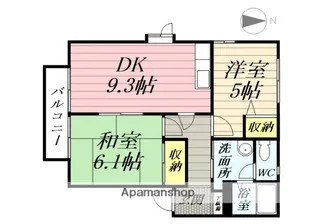 フレグランス斎藤【2階】の間取り