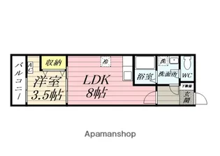 ラズワード薬師堂【1階】の間取り