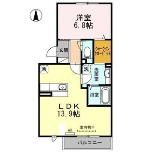 RE・EARTHの杜 にじ【3階】の間取り