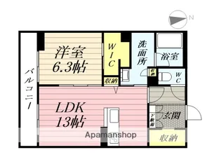 ベレオグリスィーヌ【1階】の間取り