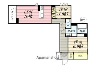 ベレオグリスィーヌ【3階】の間取り