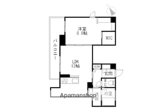 メゾンRUEBRILLER【3階】の間取り