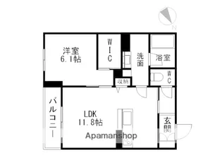 メゾンRUEBRILLER【3階】の間取り