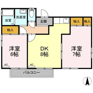 スウィング【2階】の間取り