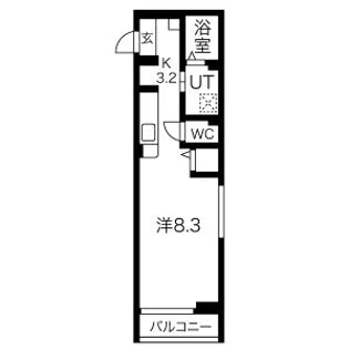 RS RESIDENCE【3階】の間取り