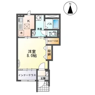 イーストコーポⅡ【1階】の間取り