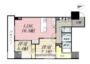 ナナアーク荒町【5階】の間取り