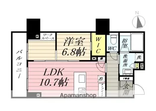 ナナアーク荒町【10階】の間取り