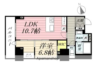 ナナアーク荒町【7階】の間取り